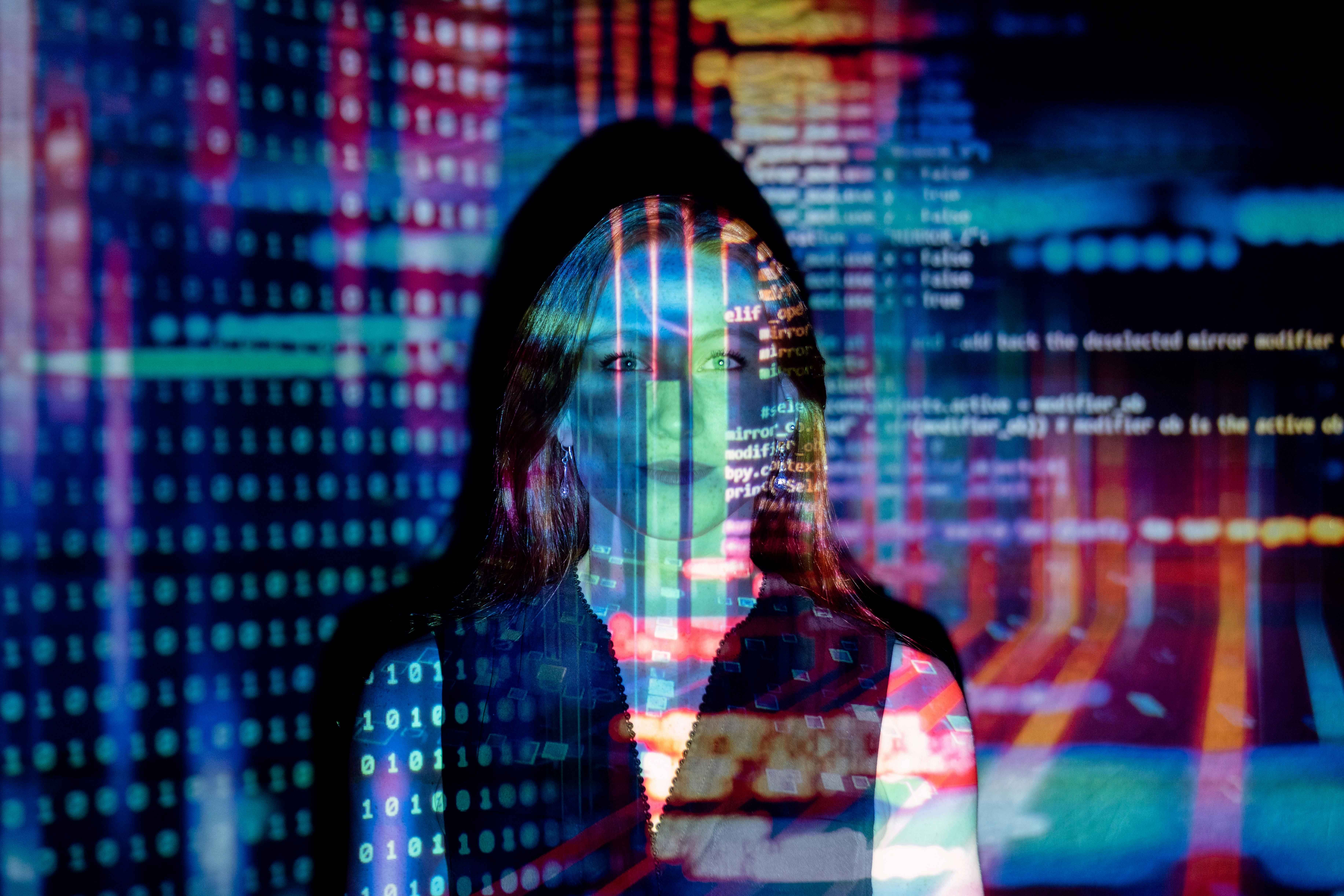 Image of AI with a Human