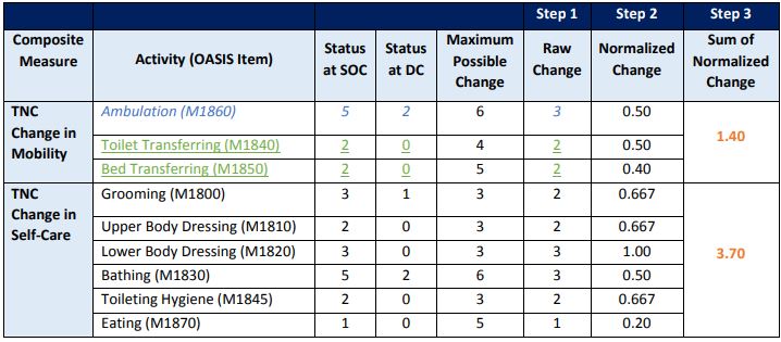 Home Health Value Based Purchasing TNC Score Process